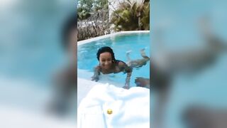 Draya Michele: Sexy Pool Time #2