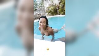 Draya Michele: Sexy Pool Time #4