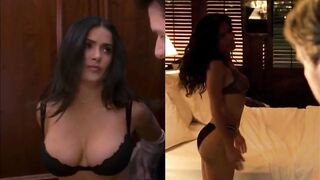 A compilation of Salma Hayek's front and backplot