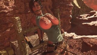 Lara Croft: Lara Croft gets fingered #3