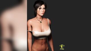 Lara Shaking Her Tits (Pyro)