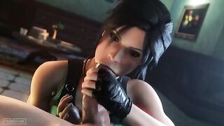 Lara Croft: Lara sucking dick #3