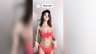 Lea Elui Ginet: She's so so sexy. Bikini video without the tik tok shit #4