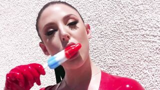 Lewd Gesture: Angela White vs ice cream #4