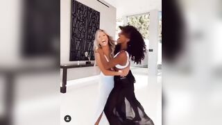 Liane V: ♥️♥️ Dancing w/ her bestie ♥️♥️ #3