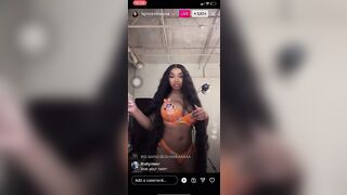 LightSkinKeisha: Caught what I could from her live a couple a minutes ago ♥️♥️‍♥️♥️ #2