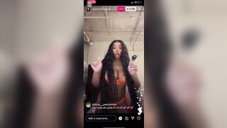 LightSkinKeisha: Caught what I could from her live a couple a minutes ago ♥️♥️‍♥️♥️ #3