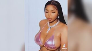 LightSkinKeisha: She did have surgery on her tittys, peep the scars #3