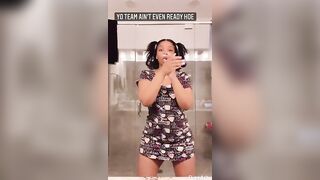 LightSkinKeisha: Stupid video but I like watching her titties shake #4