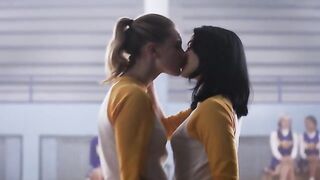 Lili Reinhart: Lili Reinhart And Camila Mendes Kiss Riverdale S01 E01 GIF by Arizona Sweet Tea #2