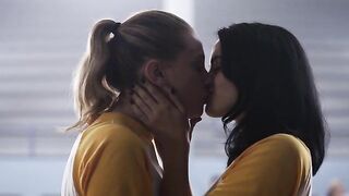 Lili Reinhart: Lili Reinhart And Camila Mendes Kiss Riverdale S01 E01 GIF by Arizona Sweet Tea #4