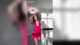 Lily Chee: Sexy red dress dance #2