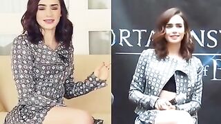 Lily Collins: Legs. #2