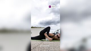 For those who missed the yoga nipslip