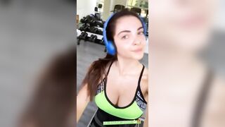 Liz alexia boobs gym