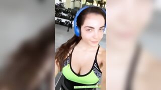 Liz Alexa Mtz: Liz alexia boobs gym #2