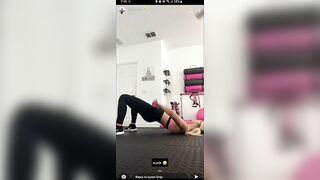 loren working out