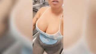 Titties In The Gym ????