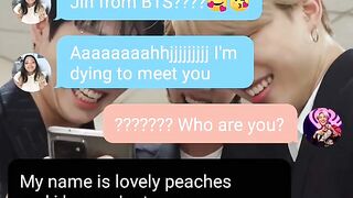 Lovely peaches fan girling over BTS ♥️♥️♥️♥️♥️♥️ #2