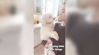 Lucy Hale: Discussing little sister things #3