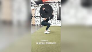 Lucy Hale: squats #2