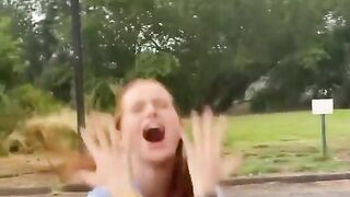 Madelaine Petsch: Having fun in the rain #3