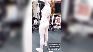 Madelaine Petsch: Workouts - (Slow Motion & Zoom In) #2