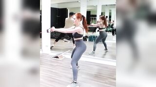 Madelaine Petsch: From her workout video #3