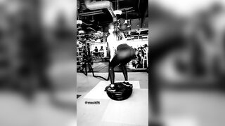 Madelaine Petsch: Black and White Workout #2