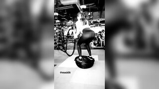 Madelaine Petsch: Black and White Workout #4