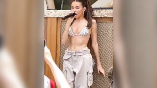 Madison Singing Live In A Bikini Bra 2