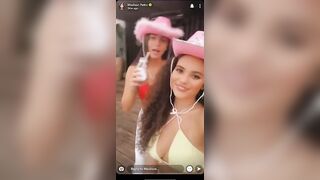 Madison Pettis: Pink cowgirl hat #2