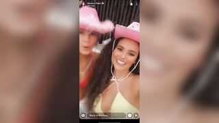 Madison Pettis: Pink cowgirl hat #3