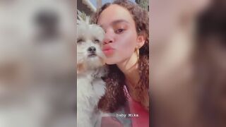 Madison Pettis: With her puppy #4