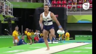 Make Me Suffer More: Gymnast Samir Ait Said breaks his leg in the 2016 Rio Olympic Vault #3