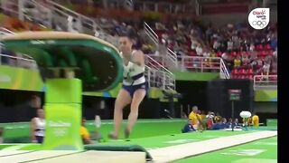 Make Me Suffer More: Gymnast Samir Ait Said breaks his leg in the 2016 Rio Olympic Vault #4