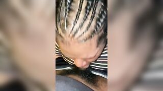 Black Blowjob: Crying but still uses Throat #4