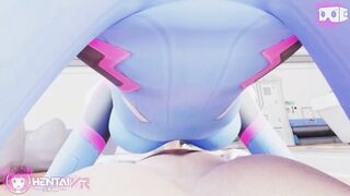 Dva blowjob (Tyviania, HentaiVR)