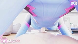 D.Va: Dva blowjob (Tyviania, HentaiVR) #4