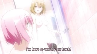 SFW: Teasing her friend in the shower #2