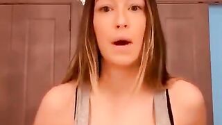 Elsie Hewitt: Pushing her tits on IG Live #3