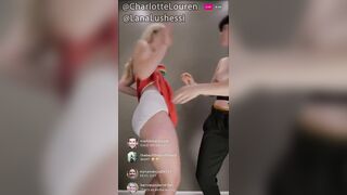 Embarrassed Nude Female: Banned IG Wedgie Fight #3