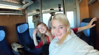 Authentic Amateur Girls: Riding the train. #2