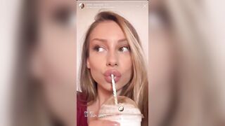 Ester Exposito: Ester sucking on a straw ♥️♥️ #4