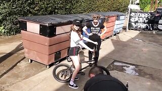 Behind the Scenes: Riley Reid Getting Groped And Ass Slapped During Bmx Vlog #2