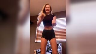 Faith Schroder: Dancing in shorts #3