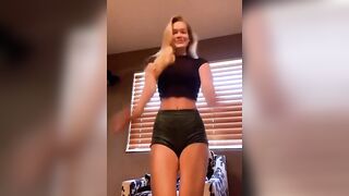 Faith Schroder: Dancing in shorts #4