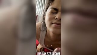 Luana kazaki levando gozada