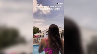 Faryn Corey: Pool basketball #2