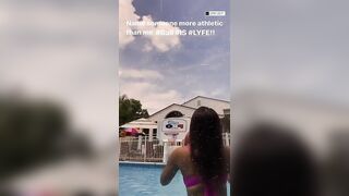 Faryn Corey: Pool basketball #3